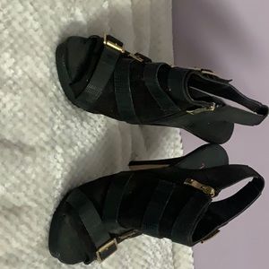 Just fab size 8.5 Paploma, heel 5 inches.